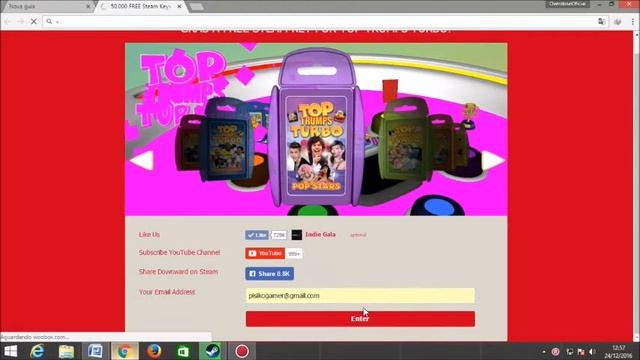 TOP TRUMP TURBO - GRÁTIS "FREE KEY STEAM" смотреть онлайн