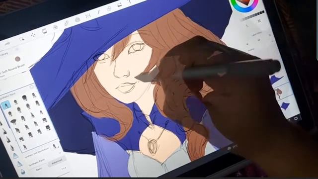 Genshin Impact- Lisa// Process video смотреть онлайн