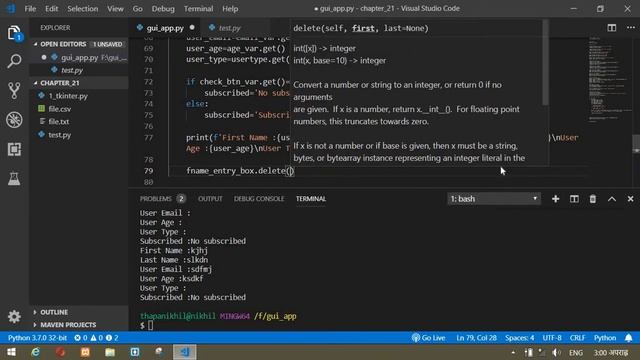 9-Check Button Error solution with tkinter in python[GUI app in nepali] смотреть онлайн