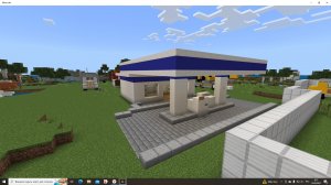 Как построить ЗАПРАВКУ в МАЙНКРАФТЕ (Ч. 1/2 - ОСНОВА + ЗДАНИЕ ЗАПРАВКИ)