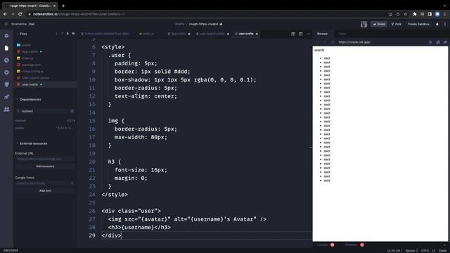 Svelte JS Github User Search Application #09 смотреть онлайн
