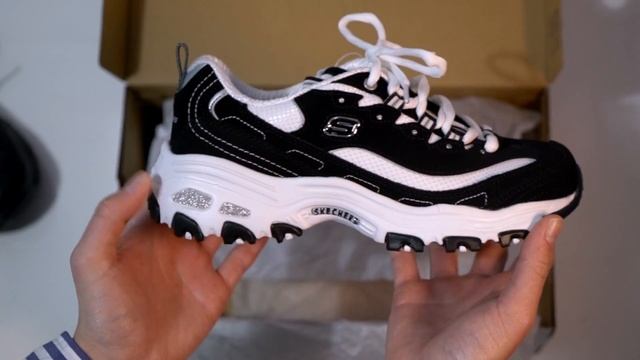 Skechers D'Lites Unboxing смотреть онлайн
