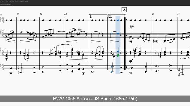BWV 1056 Arioso - Level 4 Metronome + Piano Accompany смотреть онлайн