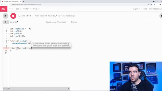 Criando TEXTURAS de Forma Procedural com Perlin Noise 2D. смотреть онлайн