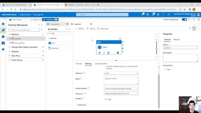 Azure Data Factory Web Activity - Trigger a Data Factory Pipeline Upon Completion of another смотреть онлайн