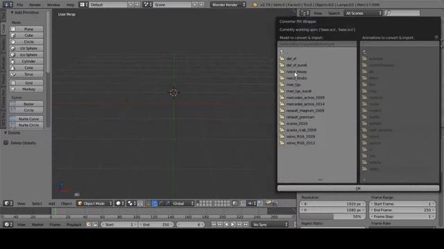 Importing and exporting ets2 parts Blender смотреть онлайн