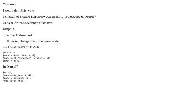 Drupal: Change the default language of a node (2 Solutions!!) смотреть онлайн