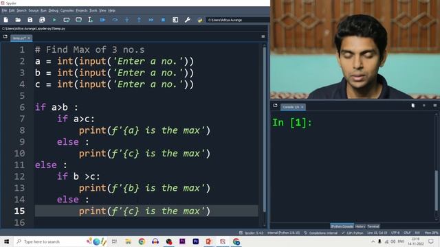 Nested if else and Nested if elif in Python | CS/IP | CBSE Class 11 &12 [HINDI] смотреть онлайн