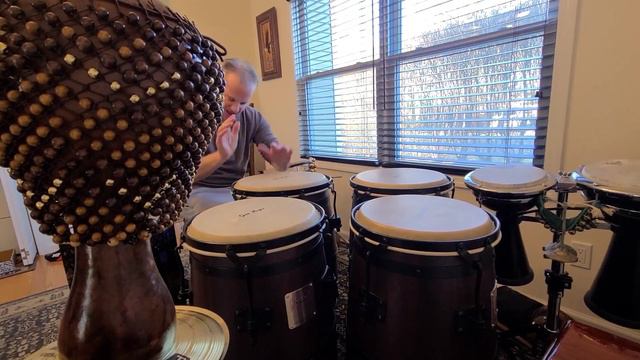 Testing new Mini African Conga. w/ Gon Bops tumbadora смотреть онлайн