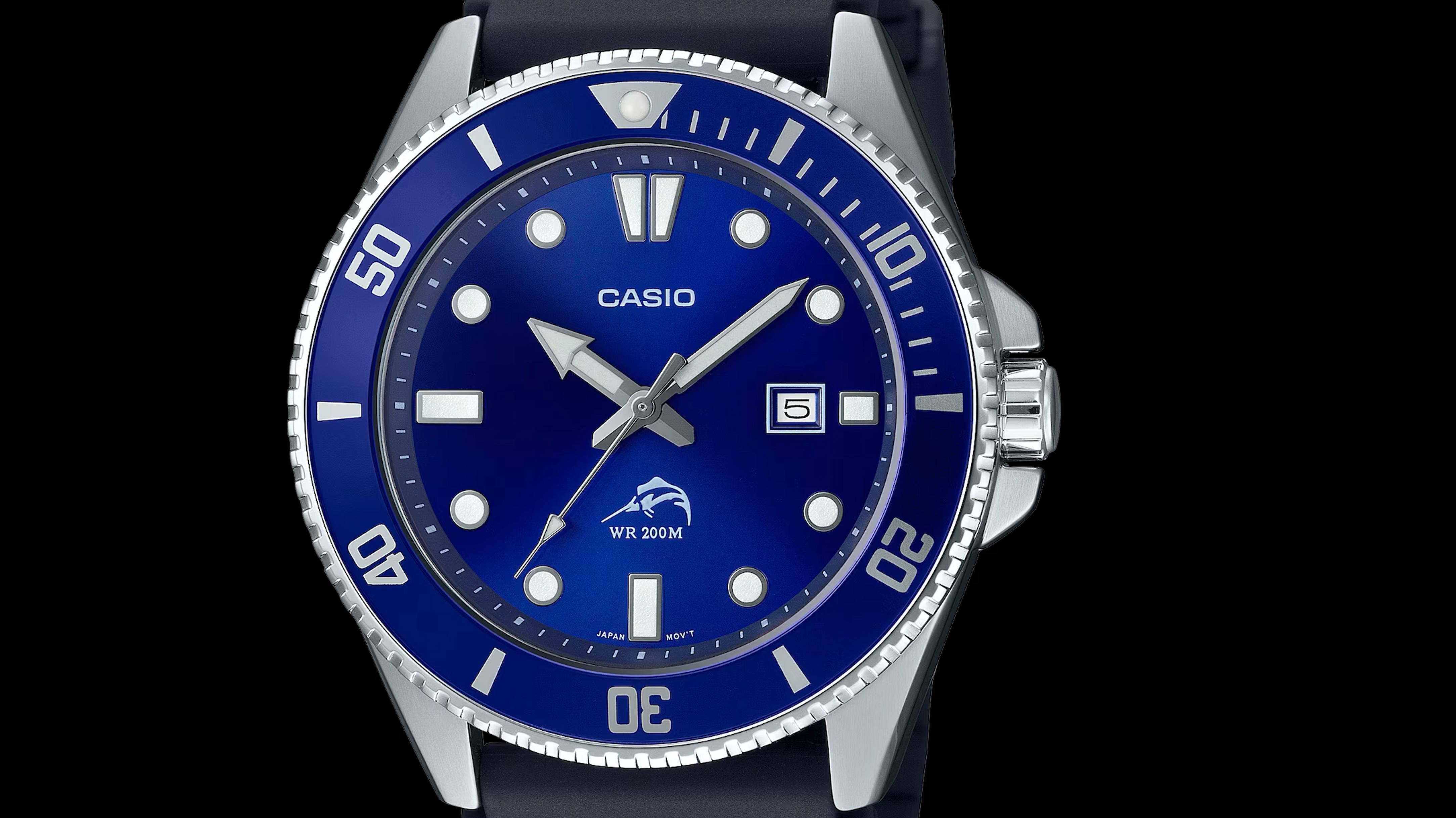 Часы наручные CASIO MDV106B-2AV, синие