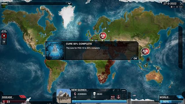 Plague Inc Evolved, normal difficulty. necroa virus смотреть онлайн