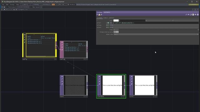 [TouchDesigner - Component] JSON Config смотреть онлайн