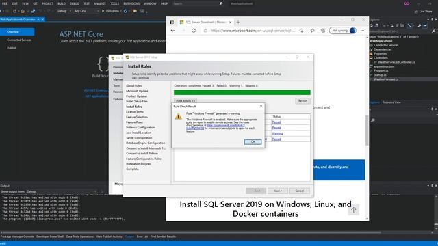 Microsoft SQL Server Express with Visual Studio 2019 (Download & Install) смотреть онлайн