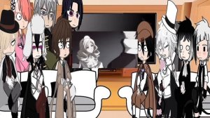 BSD React to Chuuya as Crowley/Реакция БСД на Чуя это Кроули. НА ЗАКАЗ.