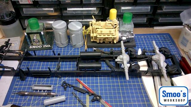 Revell 07455 1:16 Peterbilt 359 Conventional Truck Build video #5 смотреть онлайн