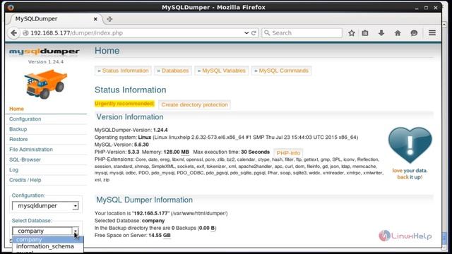 How to take MySQL database backup - MySQL Dumper смотреть онлайн