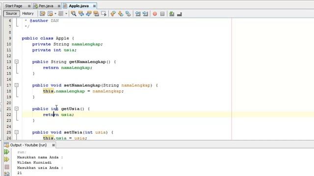 Tutorial Java untuk Pemula (Bahasa Indonesia) - 20 This (fungsi keyword this) смотреть онлайн