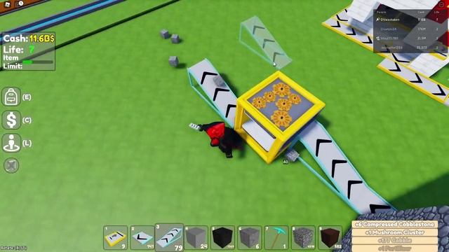 Built a Compressed Marble Slab Farm! (Roblox Block Tycoon) смотреть онлайн