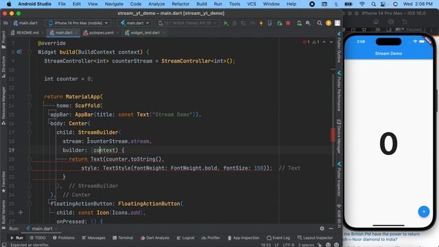 Streams In Flutter Hindi || Single And Multi-Subscription Streams || StreamBuilder Widget In Flutte смотреть онлайн