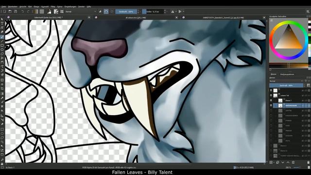 SABERTOOTH XXL-Poster Speedpaint // "Fallen Leaves" - Billy Talent / "Rape me" - Nirvana смотреть онлайн