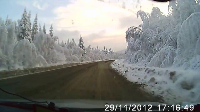 Природа вдоль дороги Уфа Белорецк смотреть онлайн