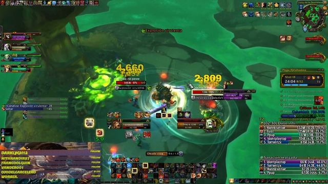 WoW Shadowlands 9.2 | Guerrero Furia | Plaga Abrumadora +18 | Tiránico | Temporada 3 смотреть онлайн