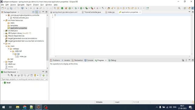 Spring Boot + Tomcat + JSP Sample Web Application смотреть онлайн