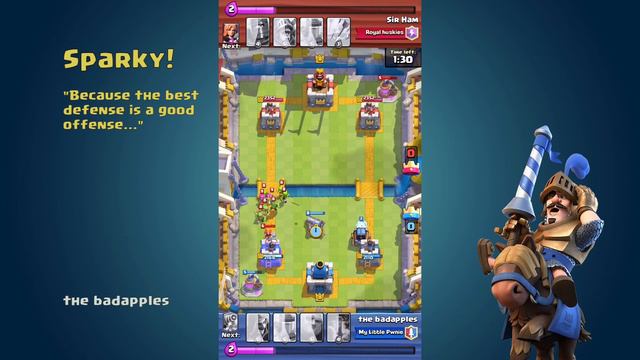 Sparky! Offense or Defense? Clash Royale Ultimate Deck! смотреть онлайн