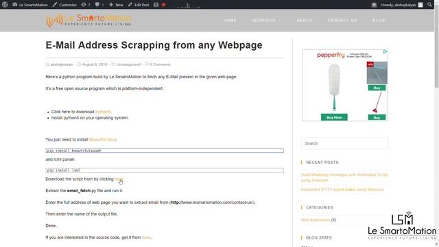 Fetch E-Mail Addresses from any Web page | Data mining | смотреть онлайн