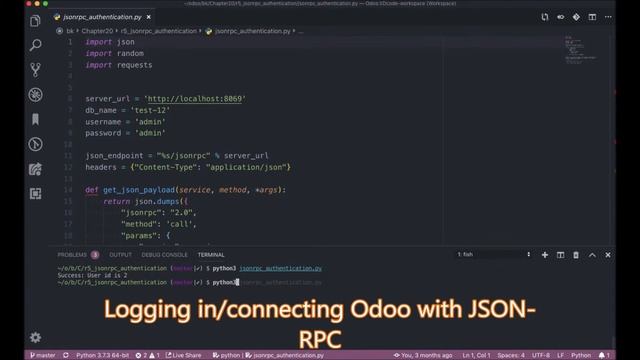 Odoo 12 Development Cookbook - Third Edition | 20. Remote Procedure Calls in Odoo смотреть онлайн