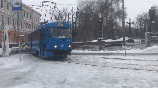 Татра Т3/3маршрут/Чистые пруды смотреть онлайн