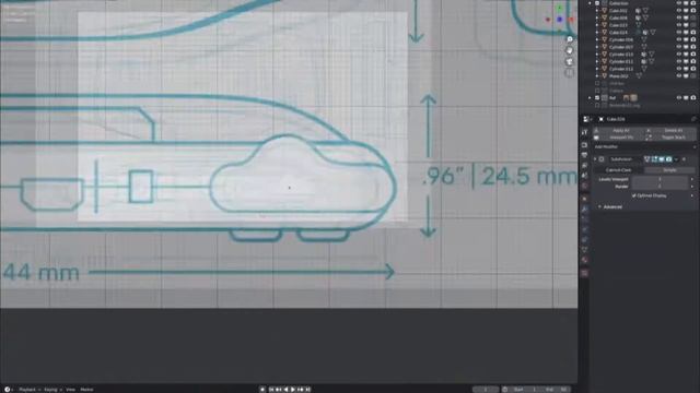 Way too sped up 3D modeling of a Game Boy Advance смотреть онлайн