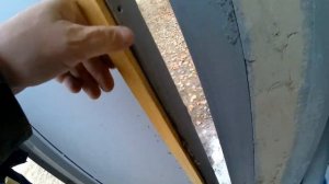 Готовимся к зиме Утепление металлических ворот гаража с калиткой  пенопластом 5 см и ОСБи