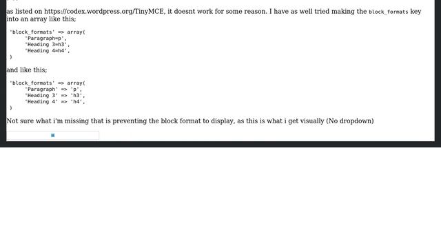 Wordpress: Limit Block format tags in WordPress wp_editor смотреть онлайн