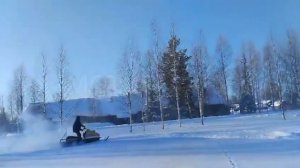 MOTOSHOP35/ ТЕСТ ДВИГАТЕЛЯ LONCIN 30 Л.С. НА СНЕГОХОДЕ БУРАН! #снегоходбуран #loncin #буран #lifan