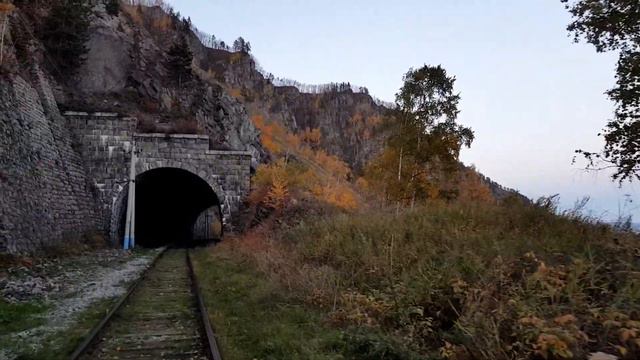Тоннель 20 "двойная Губа" на 123 км КБЖД смотреть онлайн