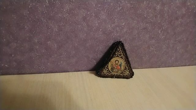 Вышивка бисером. Оберег в дорогу Александр Невский и Ангел Хранитель от Nova Sloboda. смотреть онлайн