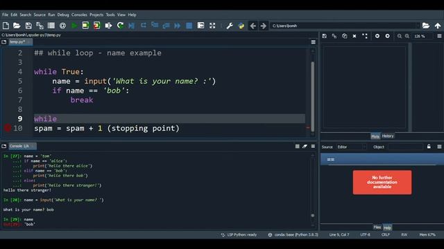 Introduction to Python (2 - if else statements, while loop, and for loop) смотреть онлайн