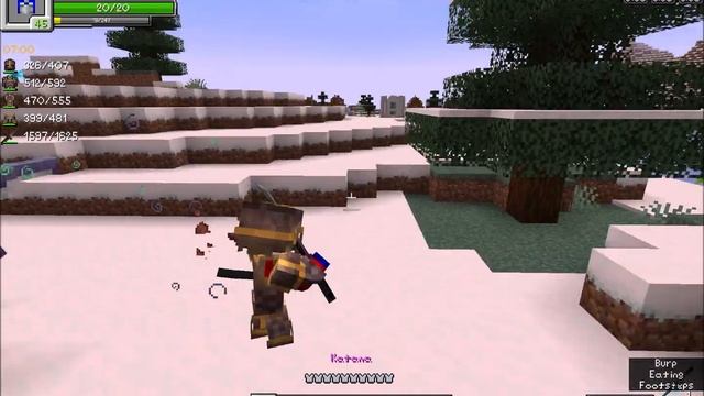 Minecraft: Epic Fight Mod / BrutalBosses + Alex's Mobs: The Great Froststalker