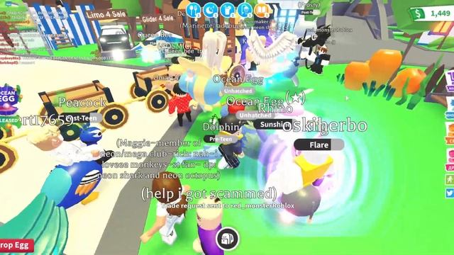 СУПЕР ЧЕЛЛЕНДЖ С МАШКОЙ УБИВАШКОЙ! Трейд океанского яйца на всё / Adopt Me!/ ROBLOX смотреть онлайн