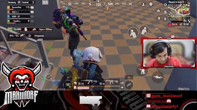 Kya Chimcken Aaega ?? BGMI Live Stream India with Maximorf !! !bgmiid смотреть онлайн