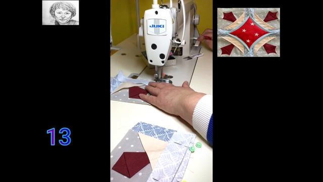 Tutorial for beginners Block of Doubled Cathedral Window Pattern. Блок узора Монастырское окно смотреть онлайн