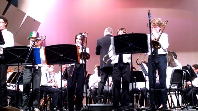 Brooks Symphonic Band - Trombone Tiger Rag - 2/23/17 смотреть онлайн