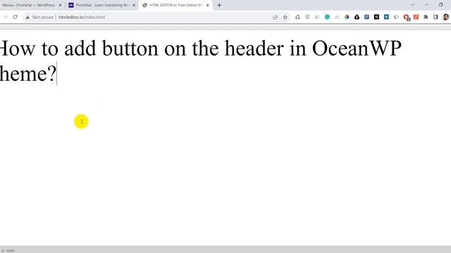 How To Add A Button To Header Menu in OceanWP Theme? смотреть онлайн