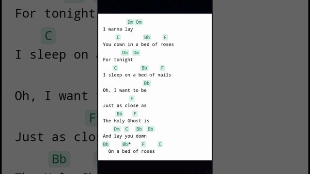 Bed of Roses by Bon Jovi, Chords, Backing Track смотреть онлайн