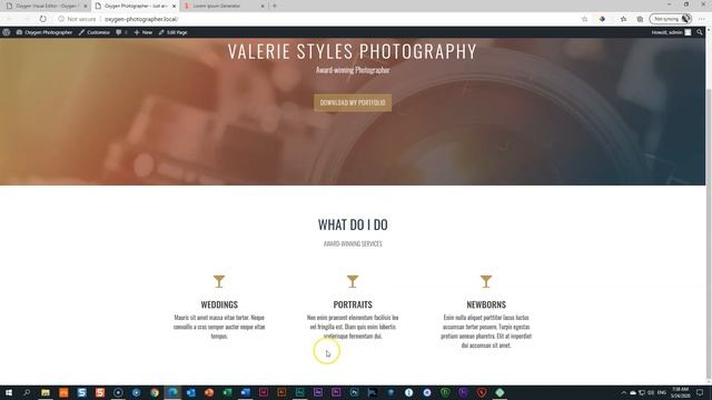Make a Website with Oxygen in WordPress | Single One Page Photography Site | No.1 in 2020 смотреть онлайн