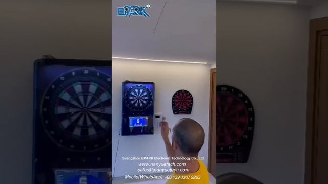 EPARK Dart Board Smart Darting Game Machine Flying Dart Arcade Simulator смотреть онлайн