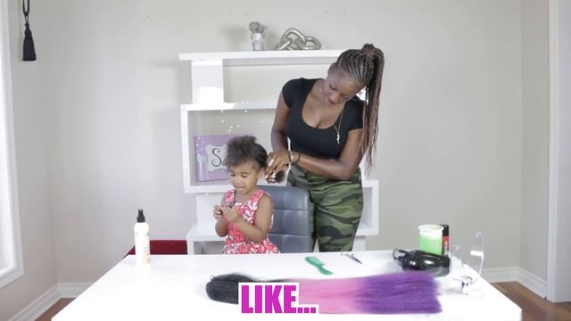 SAMIA PUTS PINK AND PURPLE WEAVE IN HER HAIR! ? смотреть онлайн