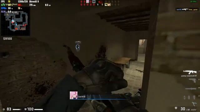 CS:GO on AMD Radeon HD 5670 512mb смотреть онлайн