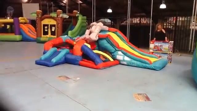 Надувной батут Happy Hop Цитадель 3 в 1 9021   в Анапе